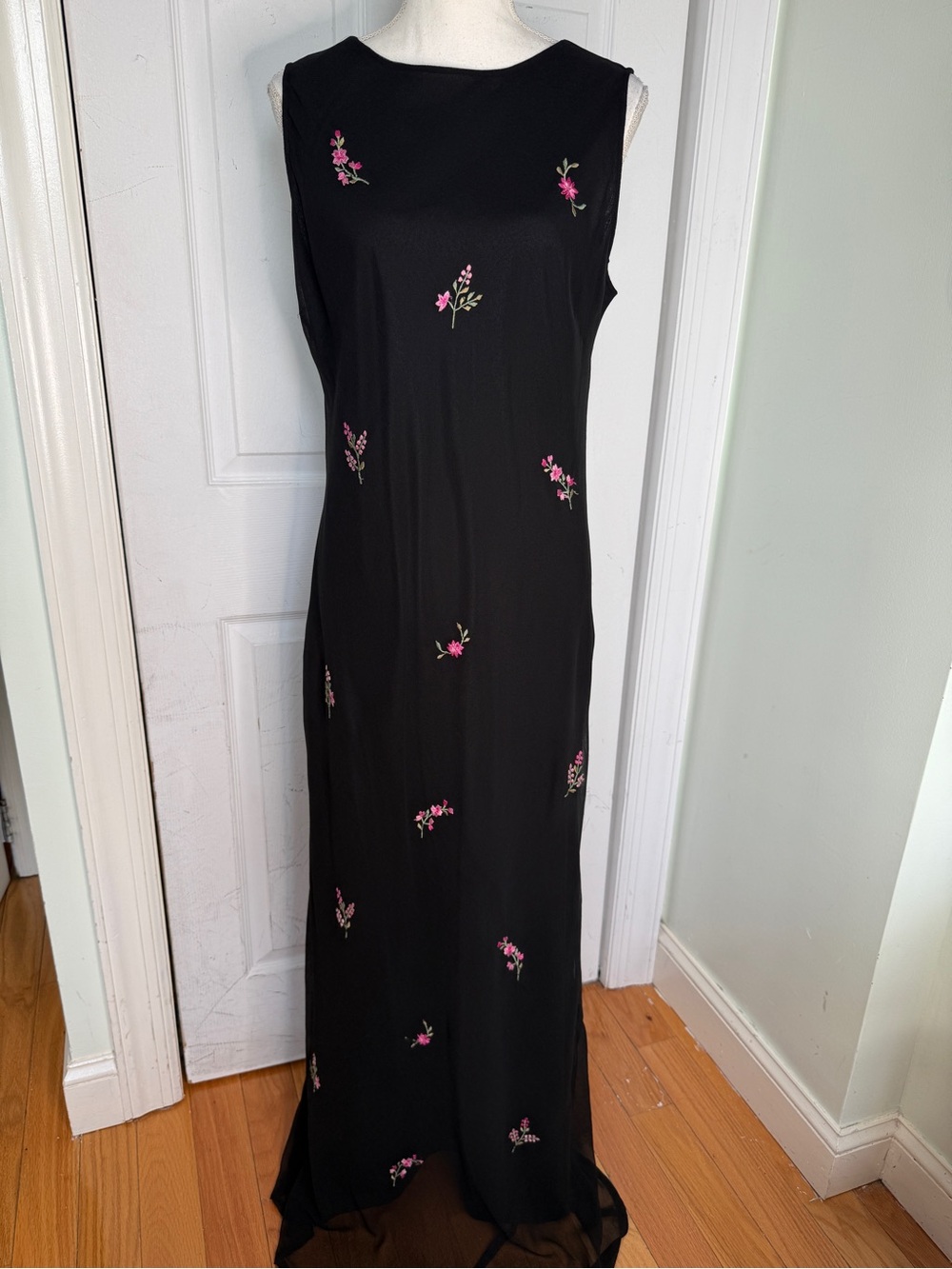 Y2K/ 90s Black Maxi Jumpsuit with Cut-Out Design On The Back Office Party